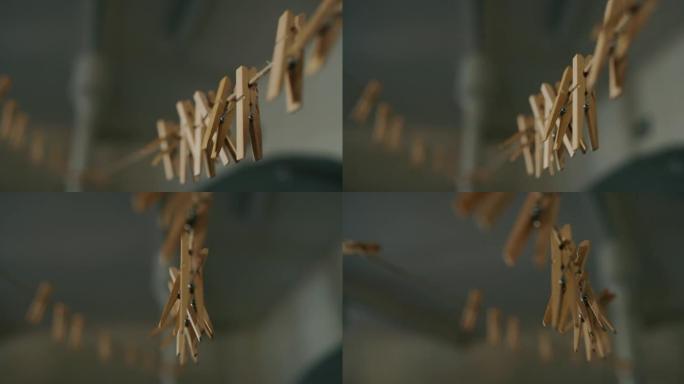 Cinematic macro特写镜头，用于在造纸车间干燥高质量的纸张。