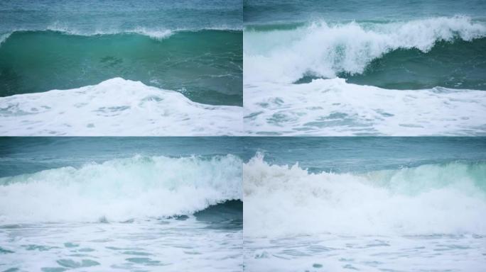 波浪飞溅大海海洋海浪