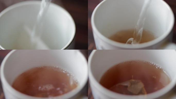 马克杯袋茶热水泡茶冲泡红茶袋装茶
