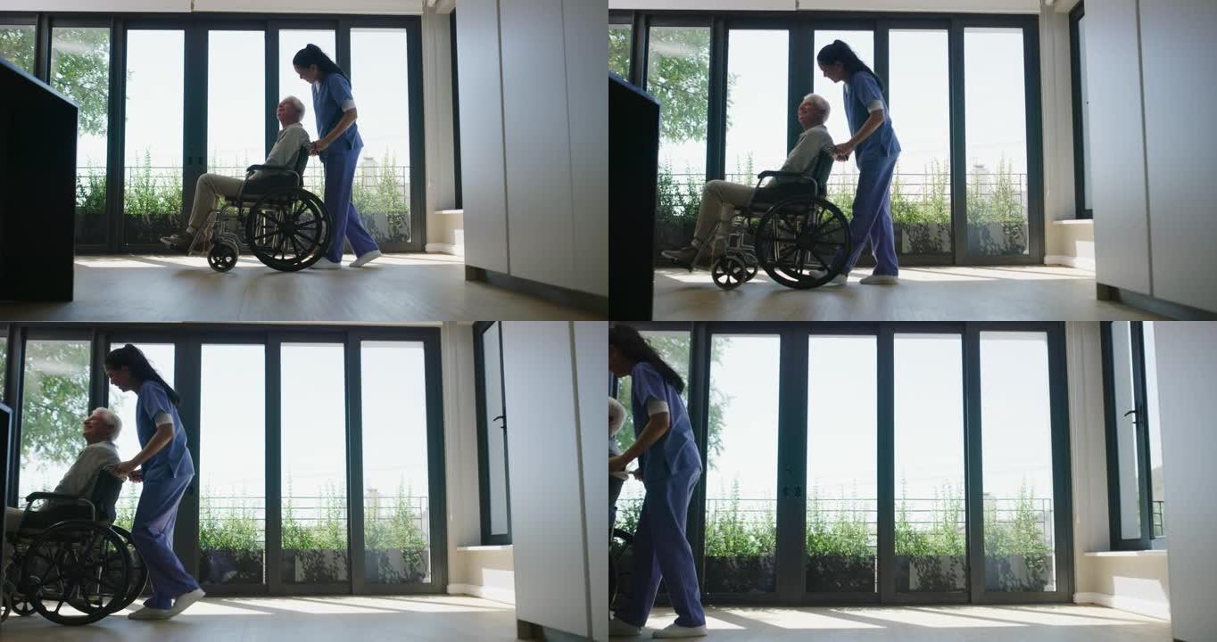一名年轻护士会见她的成熟患者的4k视频片段