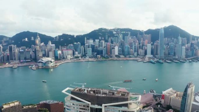 香港市区鸟瞰图1