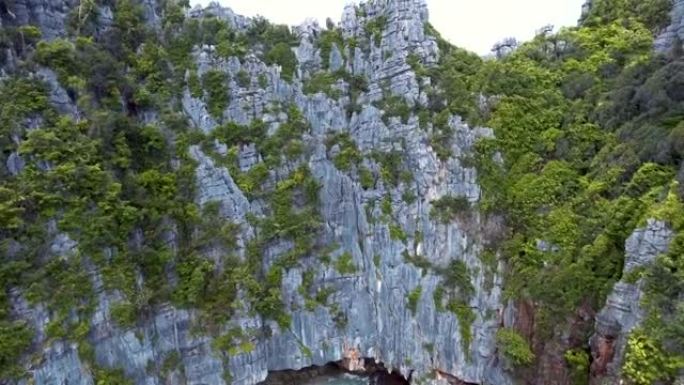 泰国披披莱鸟瞰图大海海水唯美风景自然美景