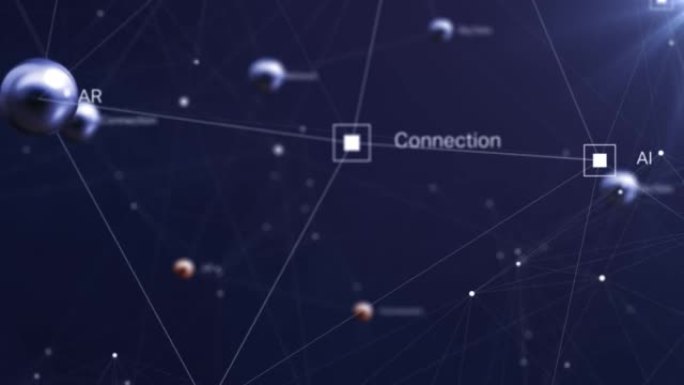 4k飞越新兴网络 (蓝色)-人工智能，区块链，大数据，网络安全，连接