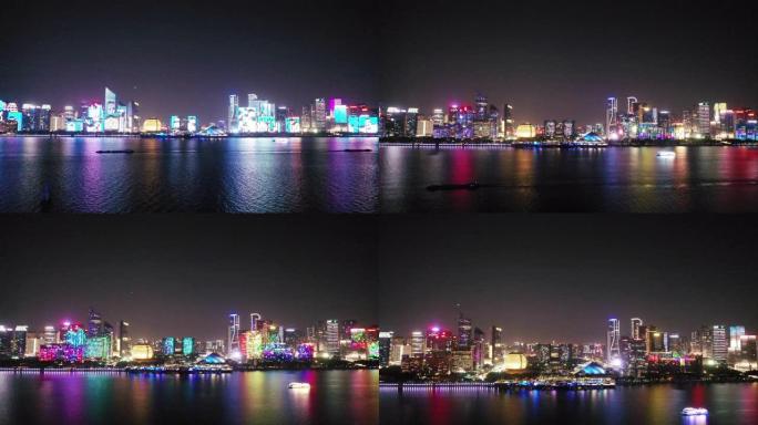 杭州现代城市景观杭州宣传片杭州夜景市中心