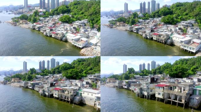 香港鲤鱼门渔村宣传片海边海景