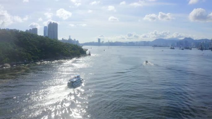 香港鲤鱼门渔村鲤鱼门沿海风景