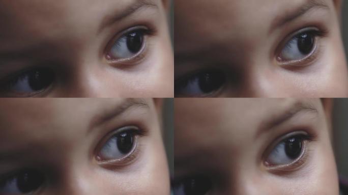 美丽的眼睛小孩眼睛儿童