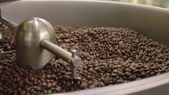 生咖啡豆烘焙慢动作