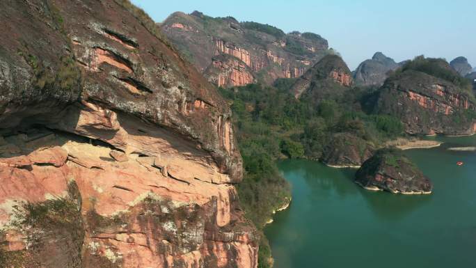 江西龙虎山风景区航拍