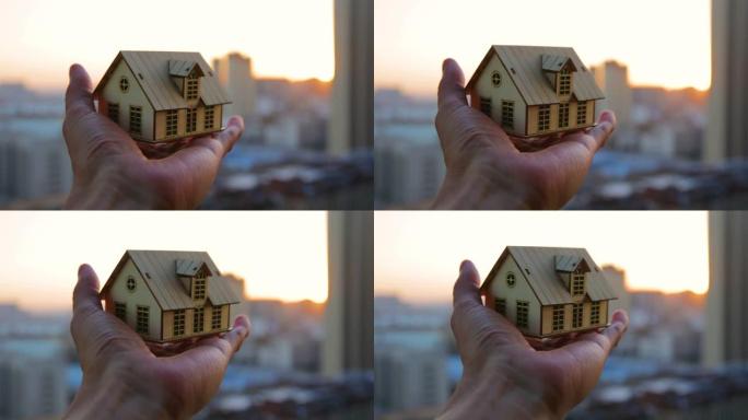 手工展示房屋模型地产房子模型