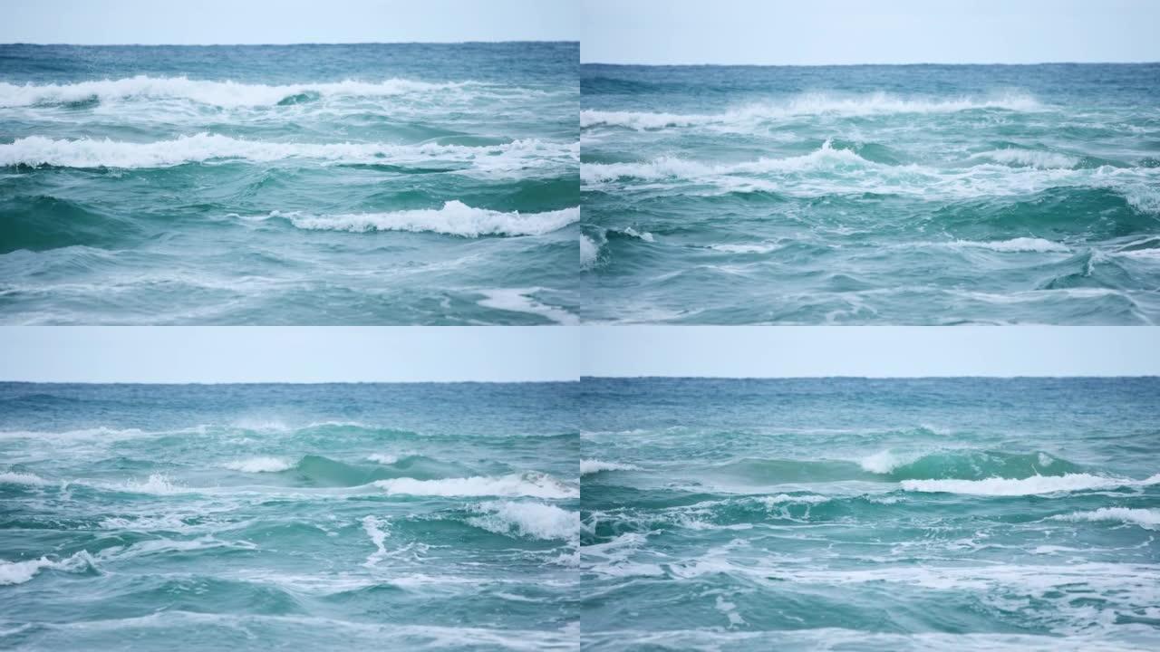 海浪，慢动作太平洋、蒸汽、户外、