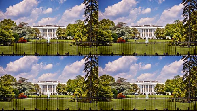 白宫。美国总统的住所