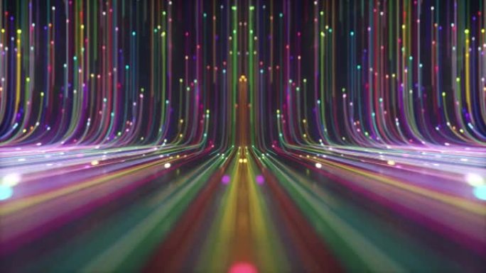 光学灯，颜色粒子闪烁粒子升腾梦幻粒子