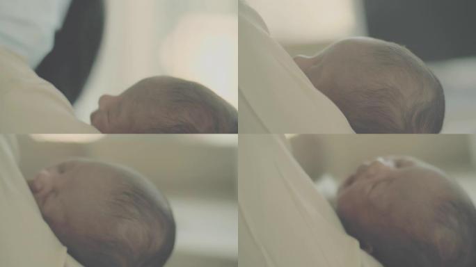 新生儿故事外国人小婴儿视频素材
