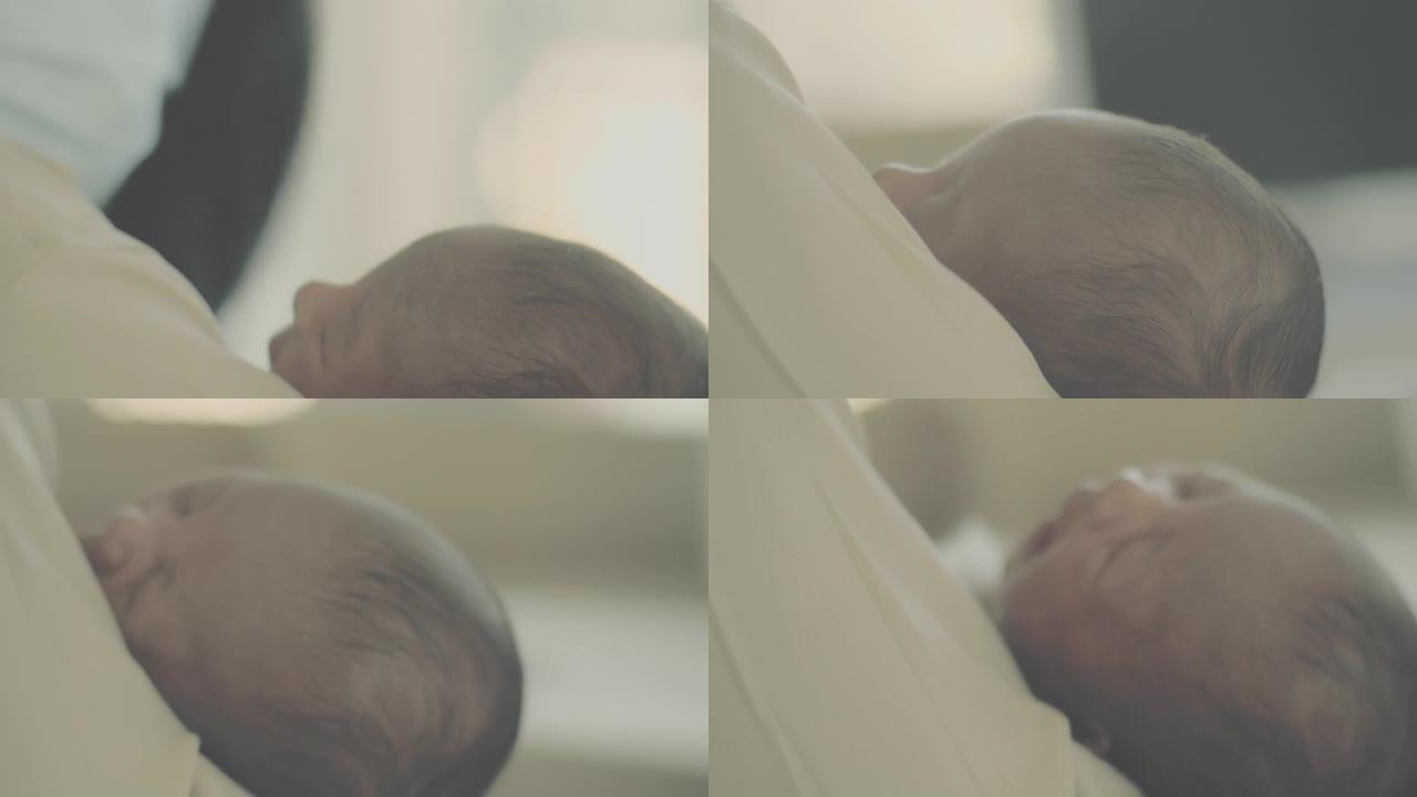 新生儿故事外国人小婴儿视频素材