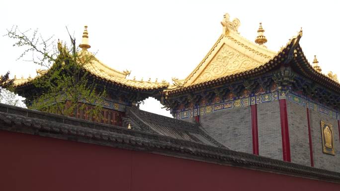 西安广仁寺藏经阁建筑