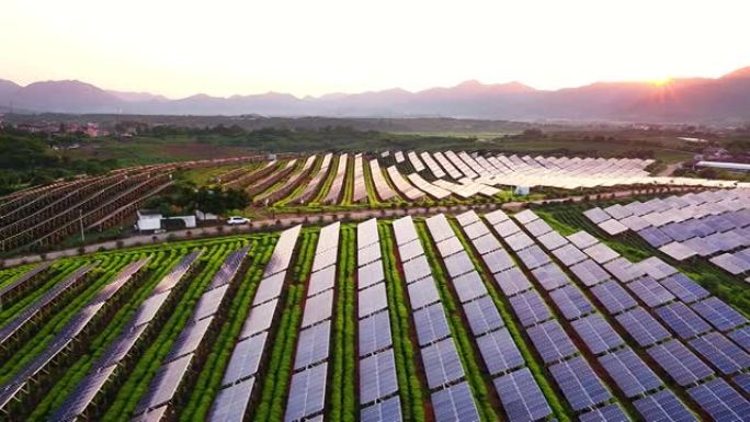 太阳能发电厂太阳能电池电站建设光伏组件