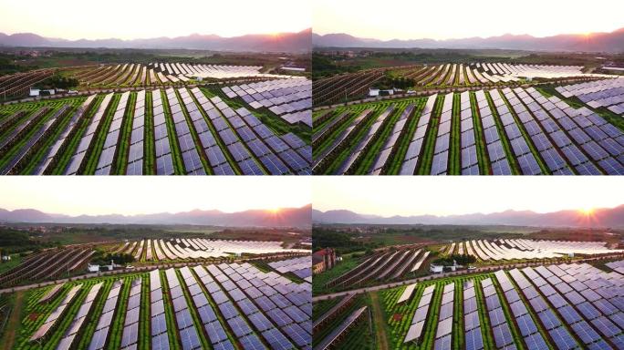 太阳能发电厂太阳能电池电站建设光伏组件