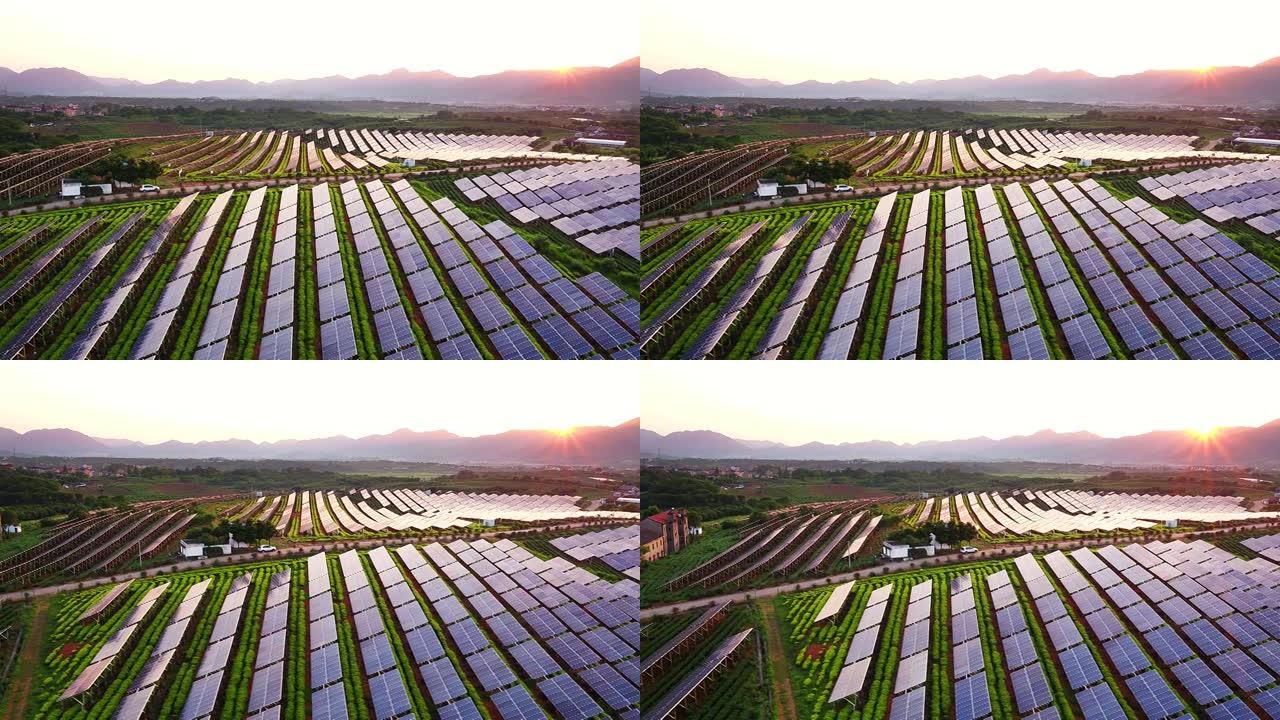 太阳能发电厂太阳能电池电站建设光伏组件