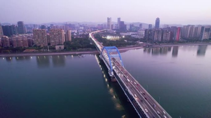 钱江4大桥鸟瞰图钱江大桥