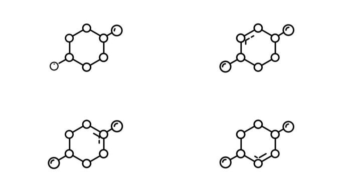 Α 通道上的分子环线图标