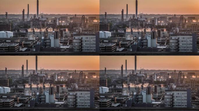 德国的石化综合体工业企业工厂宣传工业发展