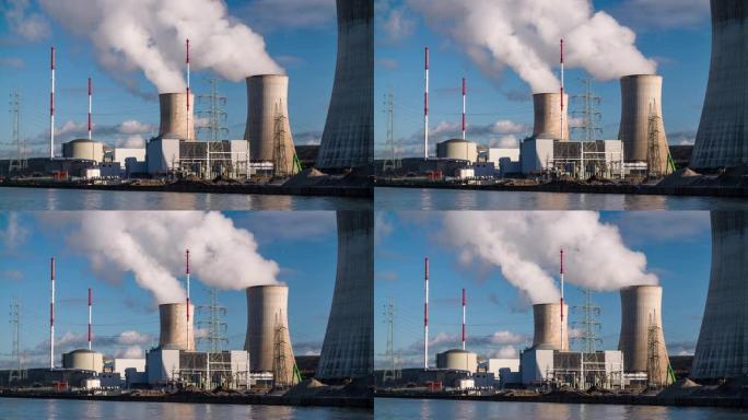 核电站空气污染碳排放全球变暖