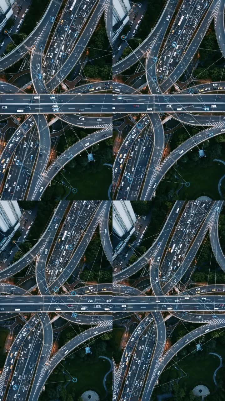 智能交通立交桥公路交通高架桥下