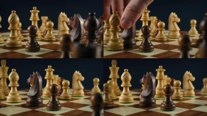 Rook在国际象棋比赛中占据骑士