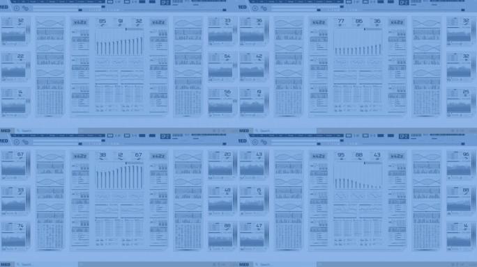 数字显示器，带未来派平视显示器医疗屏幕数据仪表板接口4K。
