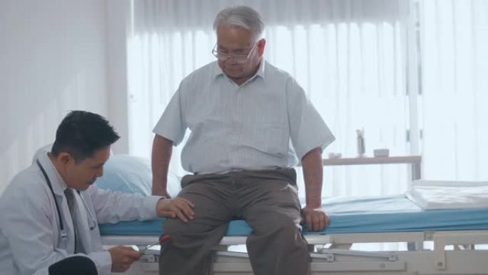 亚洲高级男子膝关节骨关节炎诊断医生