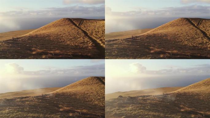 Maunga Terevaka火山，复活节岛 (Rapa Nui) 的最高点。