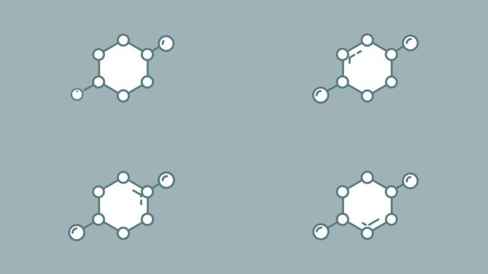 Α 通道上的分子环线图标