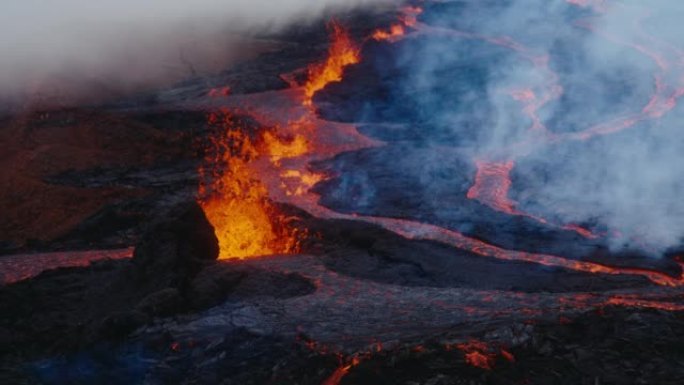 火山爆发夏威夷莫纳罗亚2022