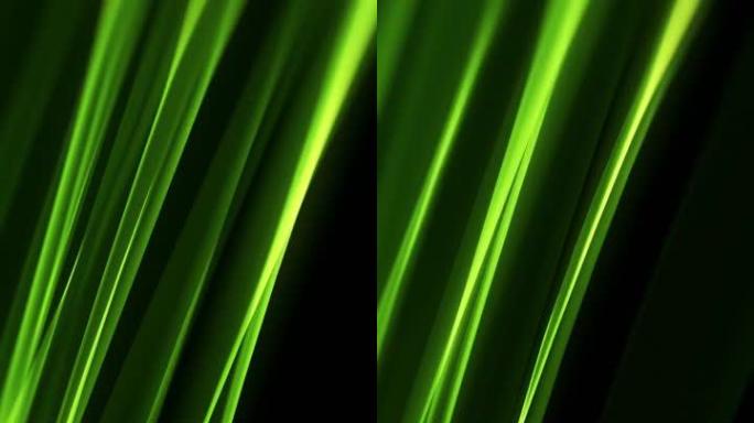 光束抽象绿线背景 (可循环)