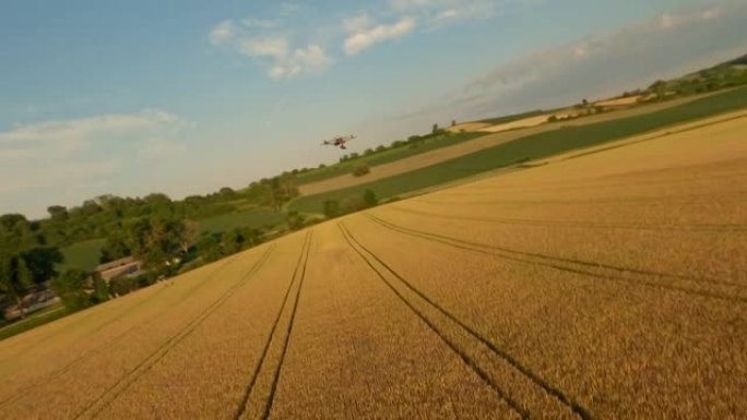 空中SLO MO无人机在农业领域进行监视