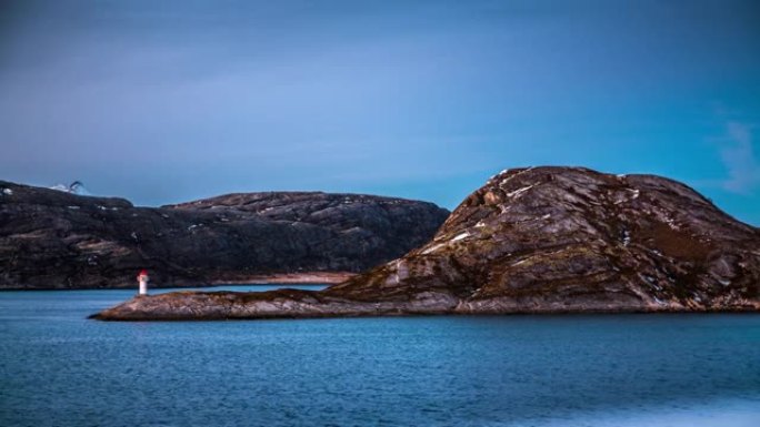 挪威海岸线跟踪镜头