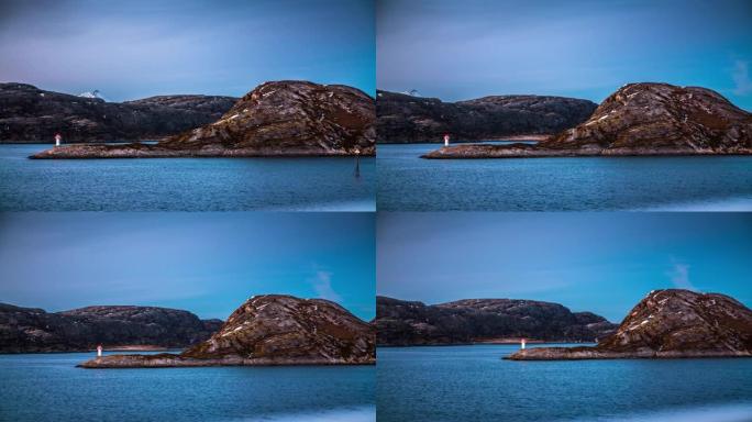 挪威海岸线跟踪镜头