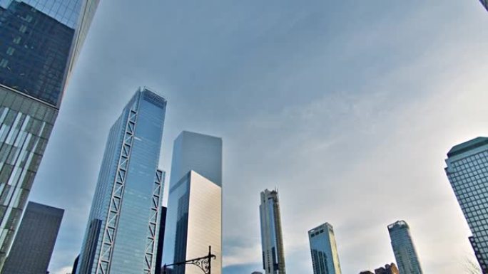 曼哈顿下城。WTC。纽约