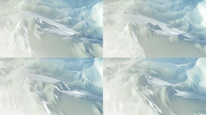 摘要现代商业科学多边形背景