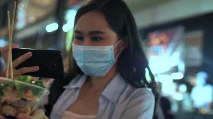 亚洲女性游客在中国城街成为新常态