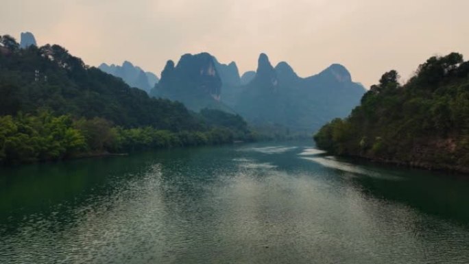 中国桂林山河景观桂林山水阳朔美丽乡村振兴