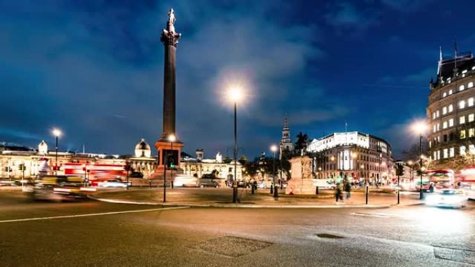 伦敦城的光速伦敦议会广场大本钟夜景