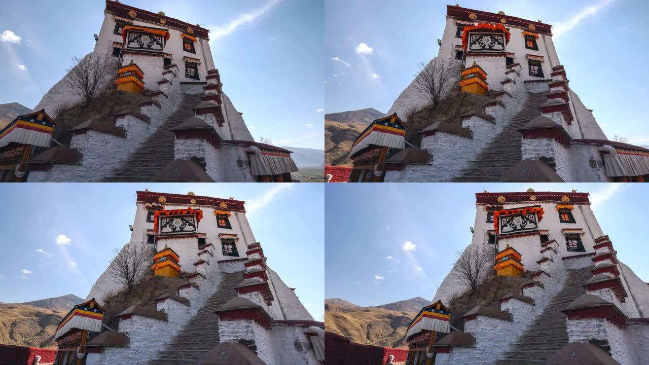 西藏的第一座宫殿西藏地标西藏旅游目的地西