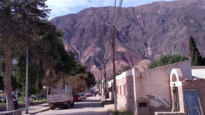 阿根廷胡胡伊省Quebrada de Humahuaca山谷的Maimara村。