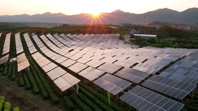 太阳能发电厂太阳能发电光伏电池电站建设