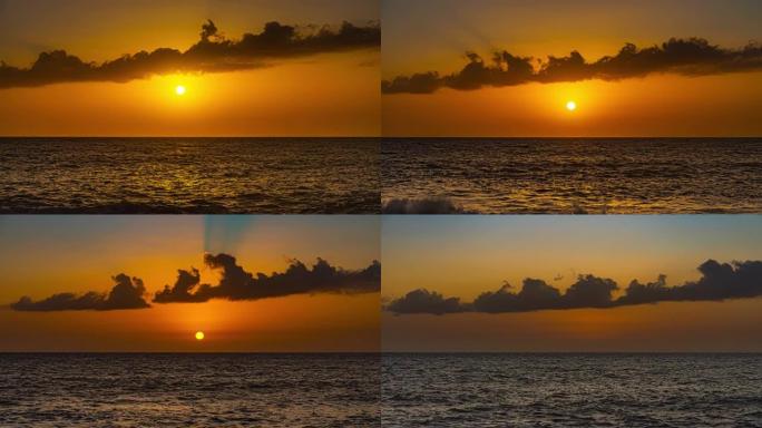 西班牙加那利群岛日落/拉帕尔马的WS T/L海