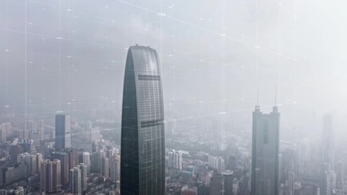 智慧城市高楼大厦上海高科技