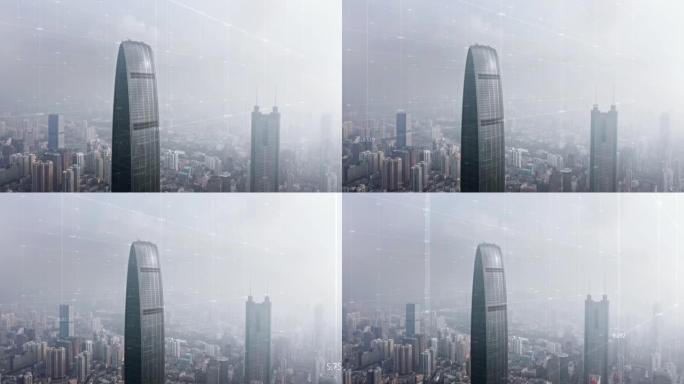 智慧城市高楼大厦上海高科技