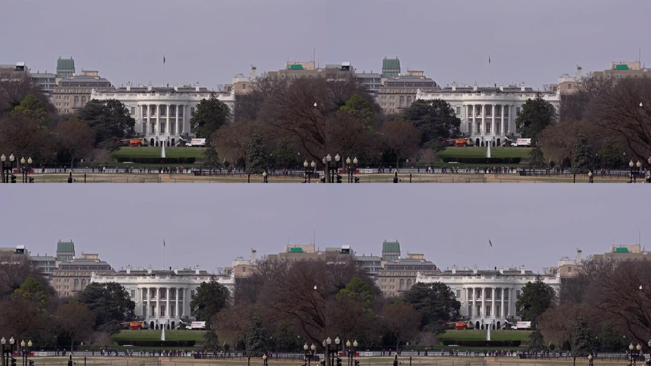 美国哥伦比亚特区华盛顿白宫的建筑